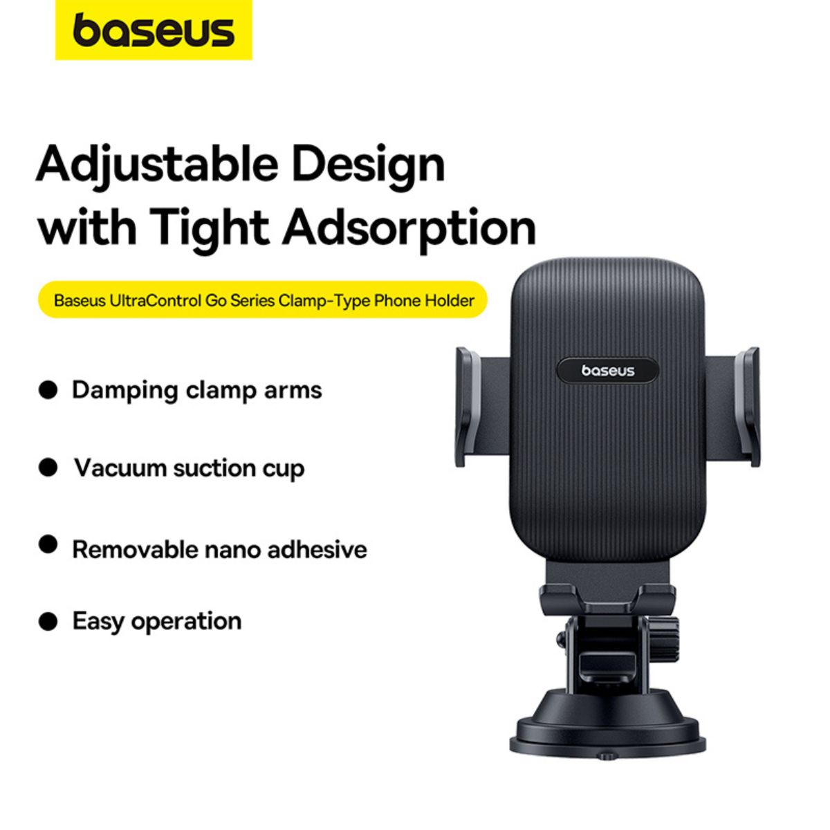 Giá Đỡ Baseus UltraControl Mega Series C40465400111-00 Gắn Trên Oto- Hàng Chính Hãng