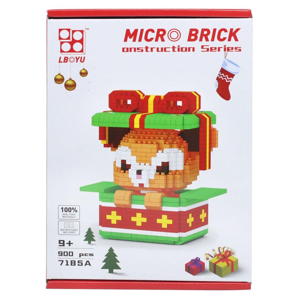 Đồ chơi micro blocks xếp khối hộp quà Noel VBC-7185A