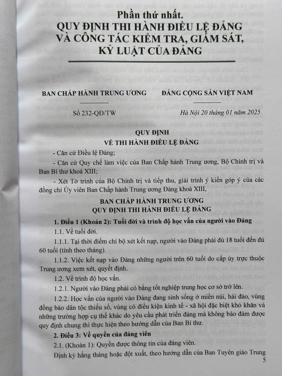 Sách Hướng dẫn thực hiện Công Tác Kiểm Tra, Giám Sát và Kỷ Luật Của Đảng đối với Các Tổ Chức Đảng và Đảng Viên (V2566T)
