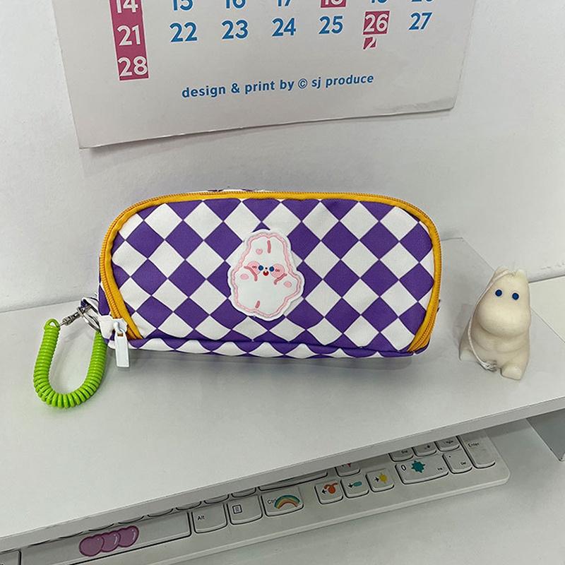 Tmdbyx Túi Đựng Bút Bằng Vải Bạt Sức Chứa Lớn Họa Tiết Hoạt Hình Sáng Tạo Cho Học Sinh Niche