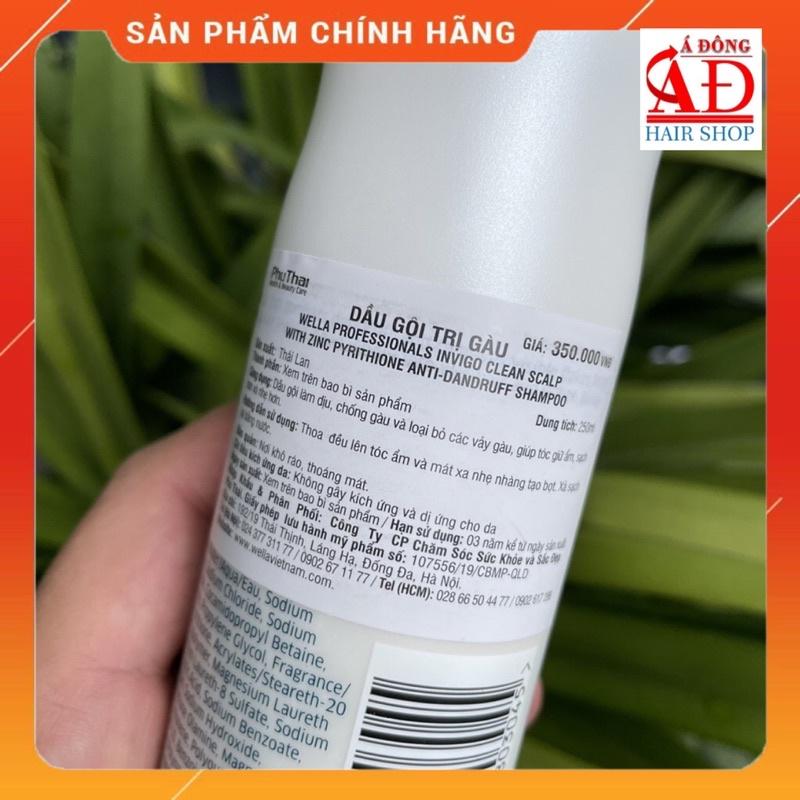 DẦU GỘI SẠCH GÀU MÁT DA ĐẦU WELLA INVIGO CLEAN SCALP 250ML