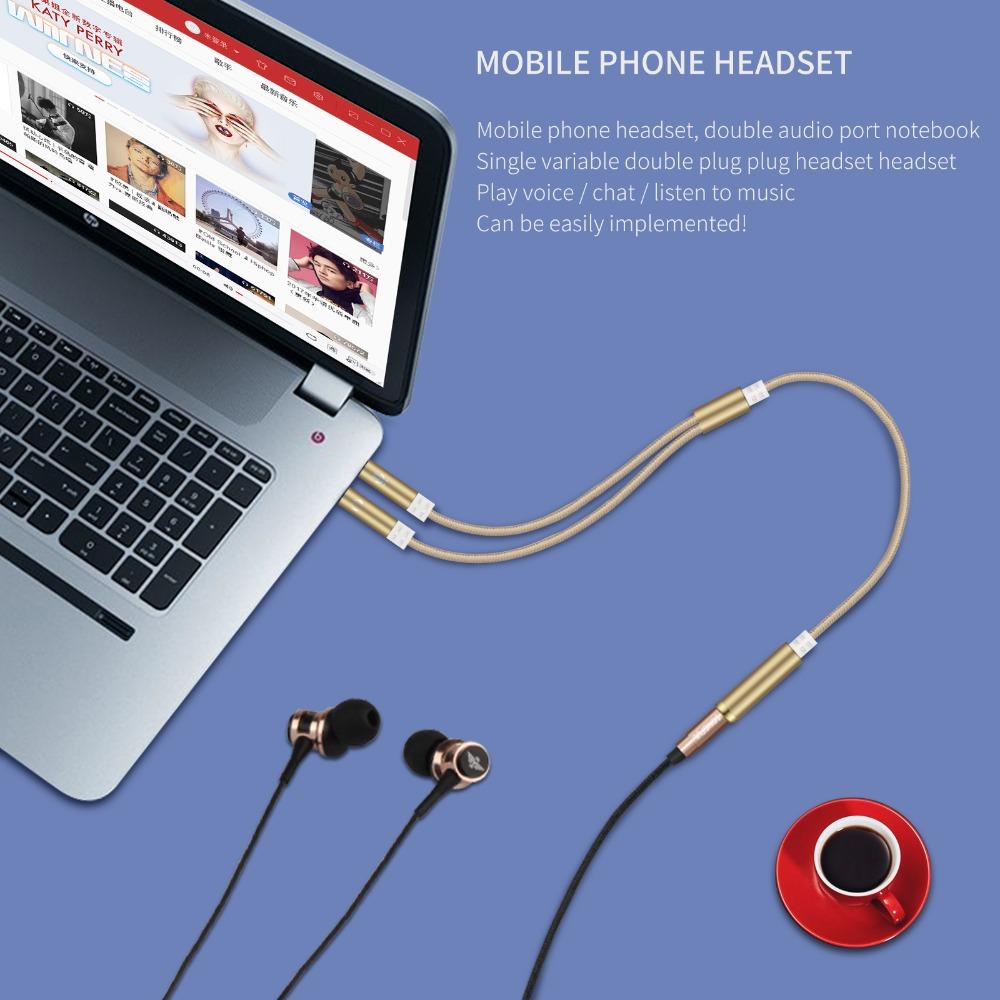 Foohee Tai Nghe Cáp 3.5Mm 2 Hifi Chất Lượng Cho Điện Thoại Di Động Máy Tính 35Cm M4s