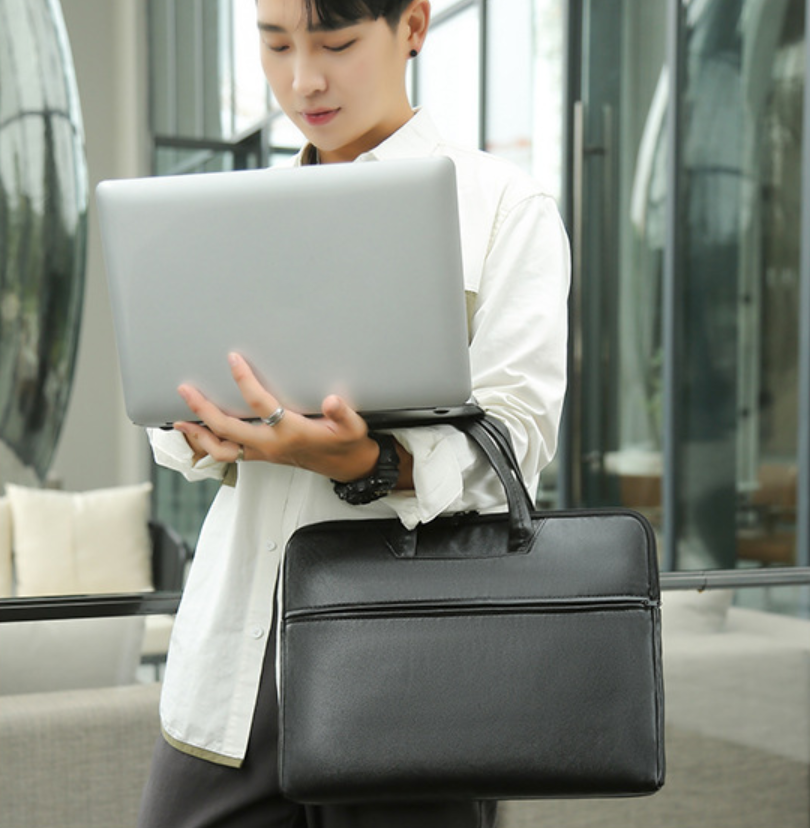 Túi xách chống sốc dành cho laptop macbook surface, túi công sở nam nữ cặp công sở đeo chéo đựng laptop - Hàng chính hãng