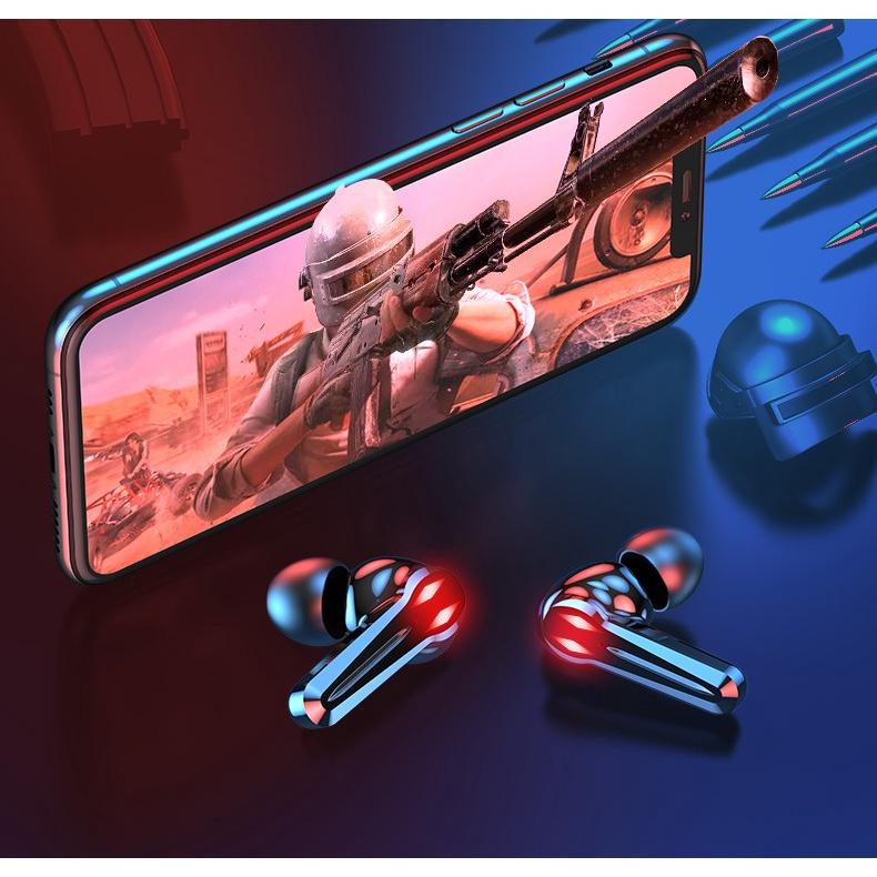 Tai nghe không dây NUTEK M28 bluetooth gaming V5.1 điều khiển cảm ứng âm thanh sống động, pin trâu