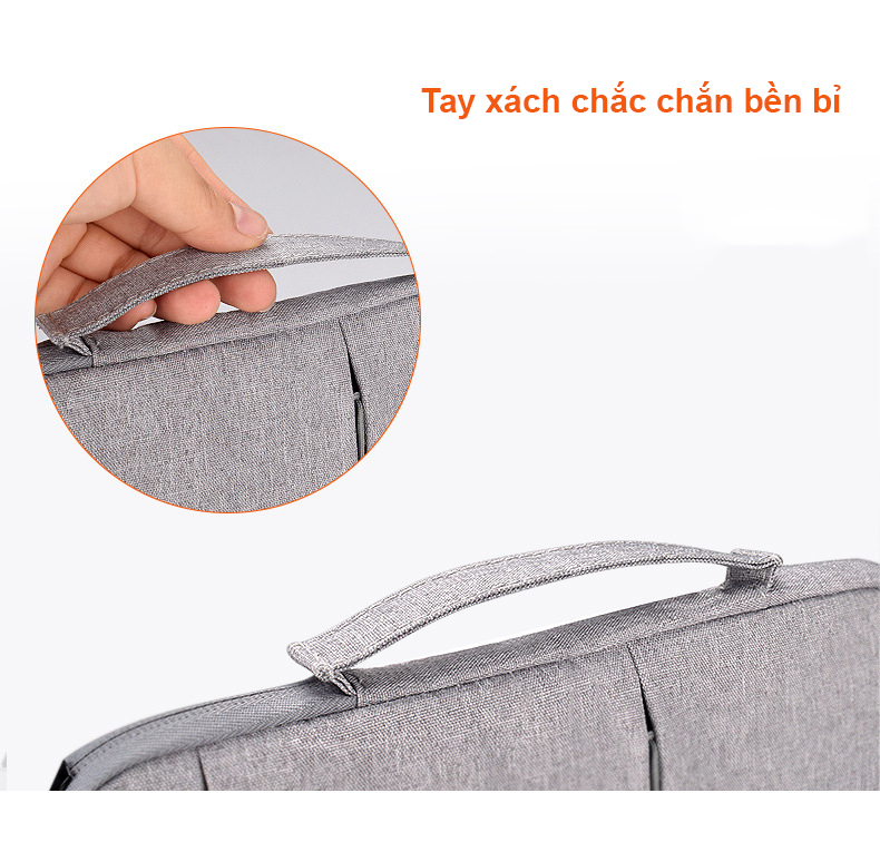 Túi, Cặp Chống Xốc Cho Laptop Macbook Chống Thấm Nước 3 Ngăn Đựng Phụ Kiện Hàng Chính Hãng Meliya accessories