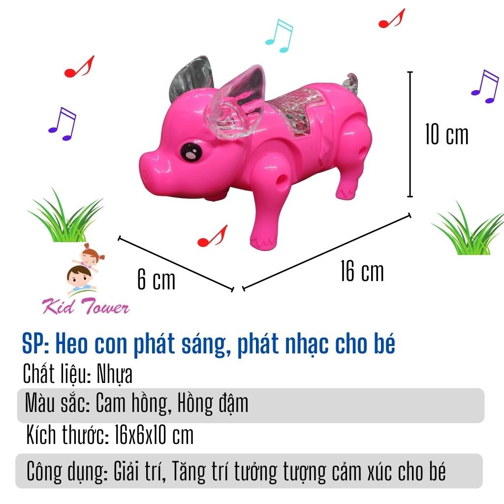 Đồ chơi trung thu heo con biết chạy phát nhạc phát sáng cho bé