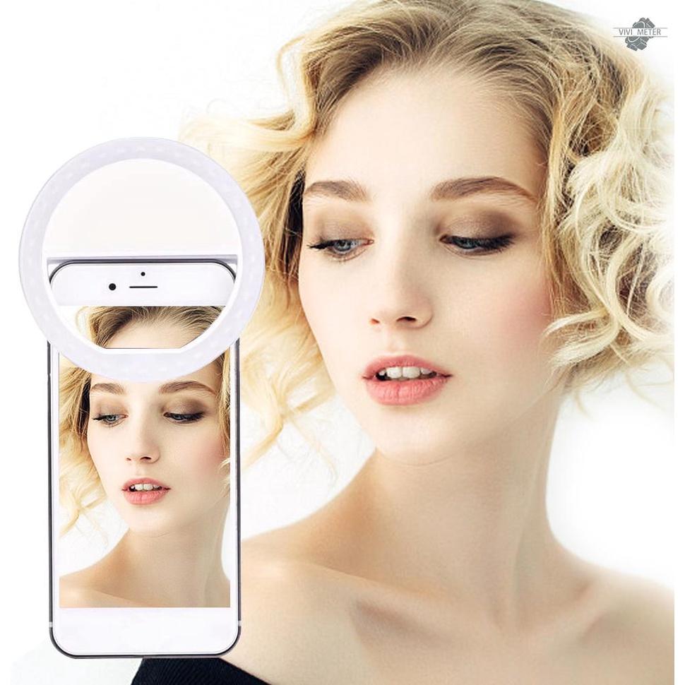 LED Selfie Ring Light Lighting Selfie Enhancing Fill Light Photography Photo Lights Supplementary For Phones