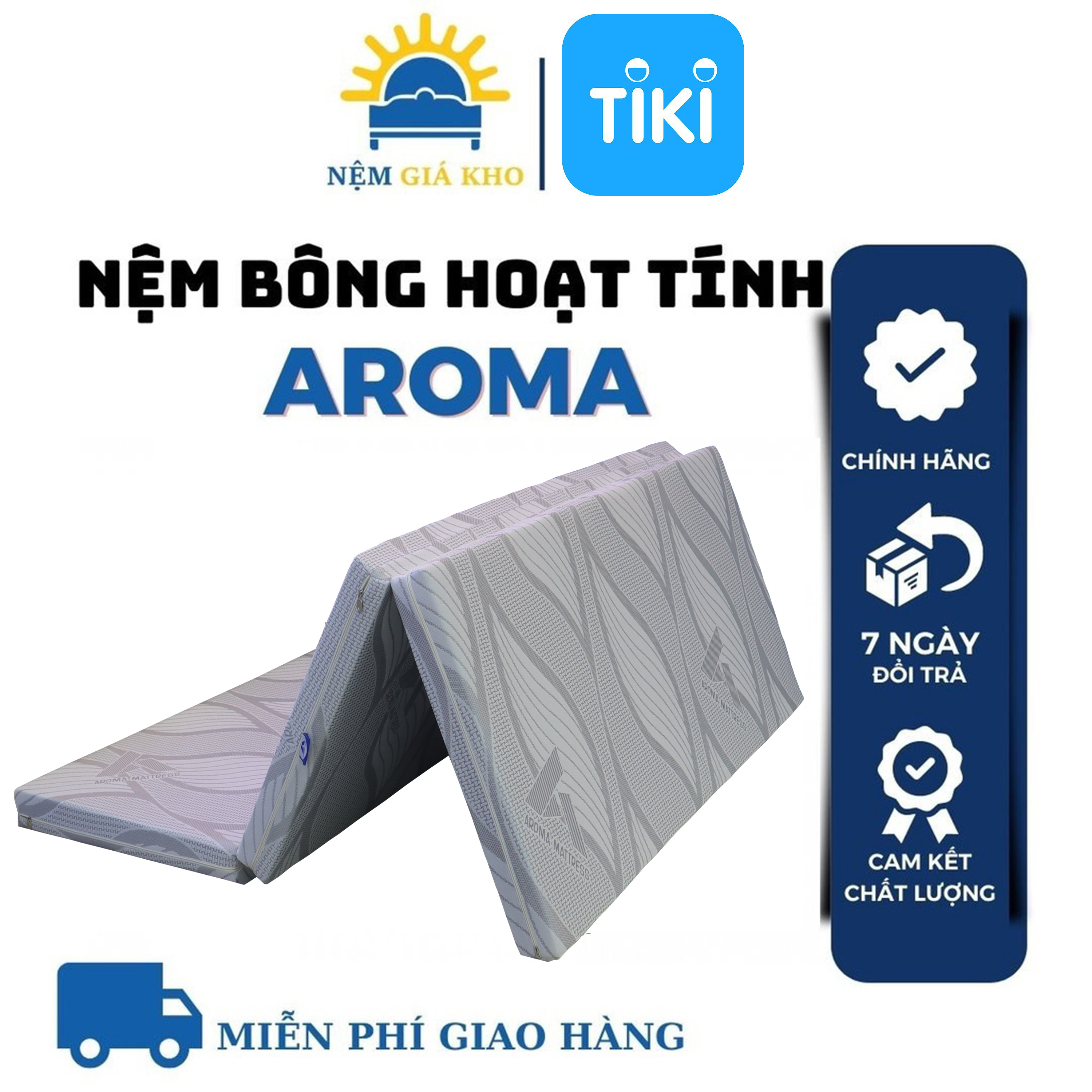 Nệm bông hoạt tính Aroma