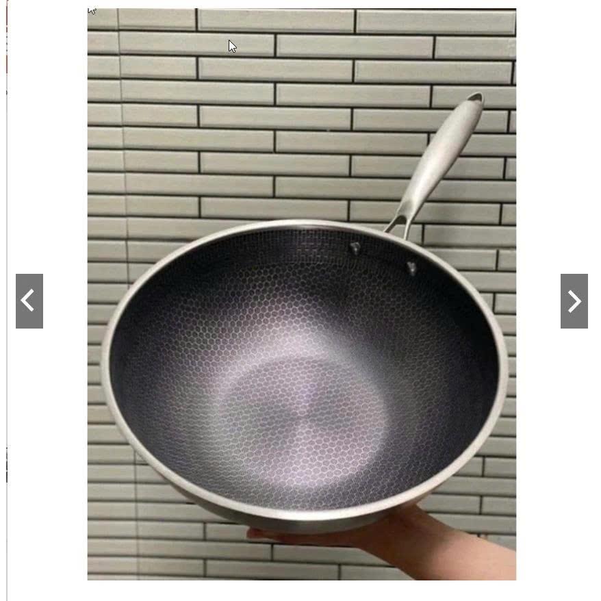 Chảo Chống Dính Vân Tổ Ong 28cm, 30cm, đáy phẳng và 18 cm32cm Lòng Sâu, Phù Hợp Mọi Loại Bếp