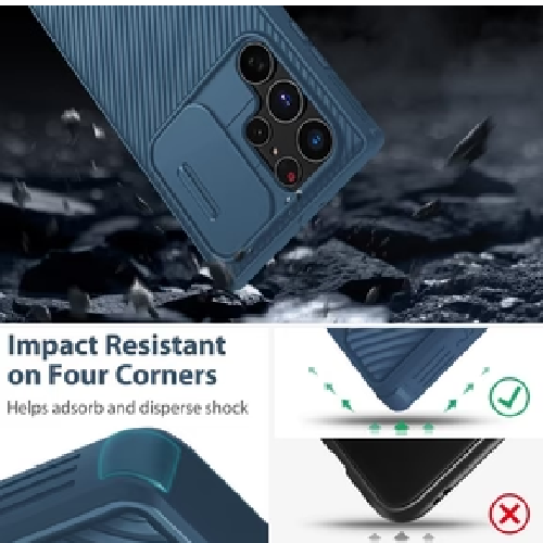 Ốp lưng Nillkin CamShield Pro, chống sốc, bảo vệ camera dành cho Samsung S23 / S23 Plus / S23 Ultra