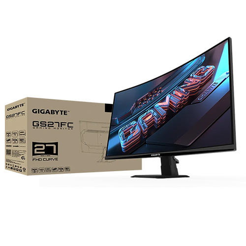 Màn hình LCD Gigabyte GS27FC (27 inch VA/ 1920 x 1080/ 250 cd/m2/ 1ms/ 180Hz) - Hàng Chính Hãng
