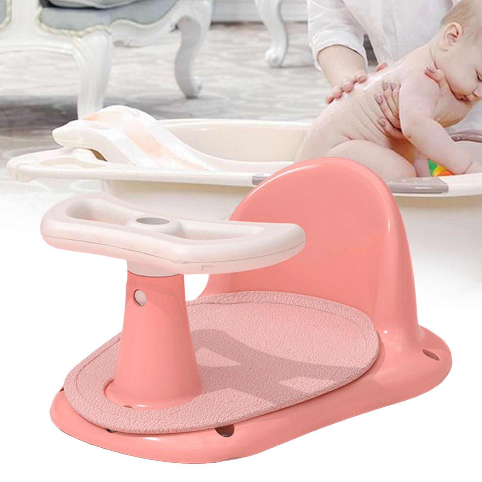 Infant Bath Tub Seat Bath Seat Support Bathtub Chair for Baby Boys and Girls