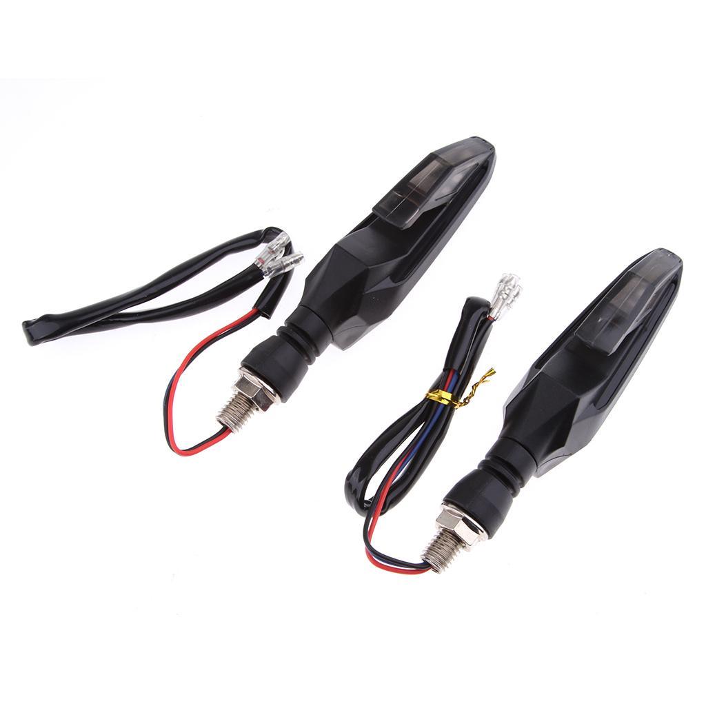Pair Motorcycle Universal LED Lamp Blinker Indicator Tail Light