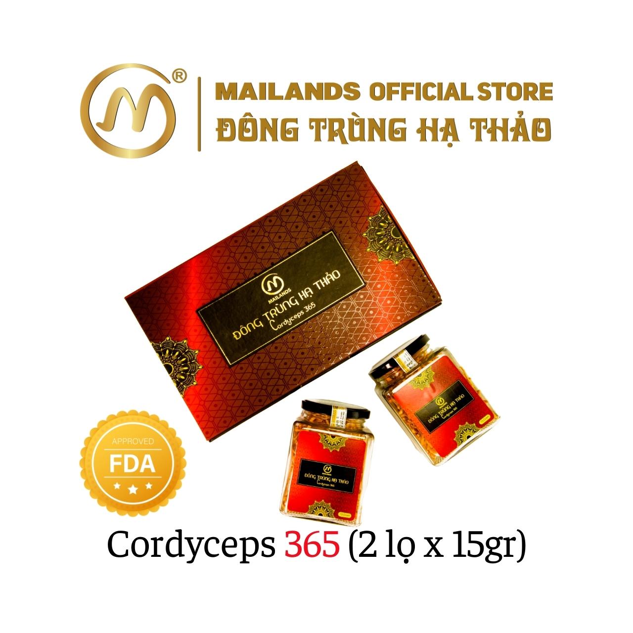 Đông Trùng Hạ Thảo MaiLands Cordyceps 365