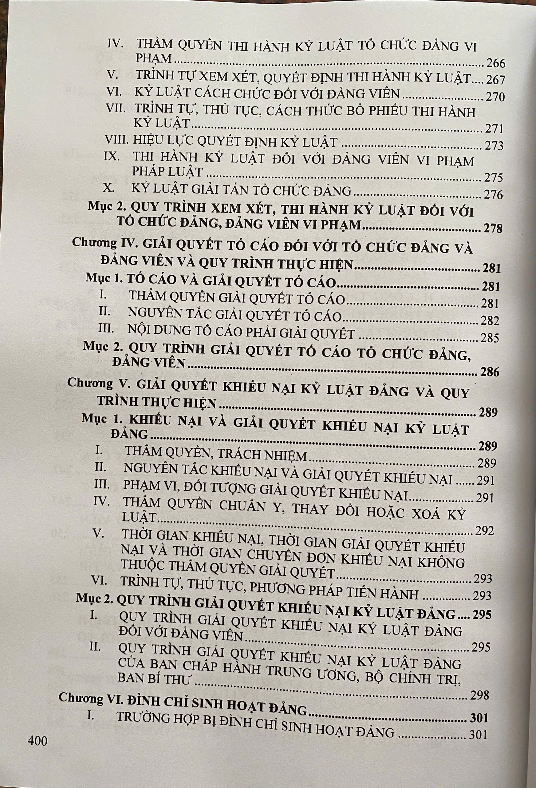 Hướng Dẫn Thực Hiện Công Tác Kiểm Tra, Giám Sát và Kỷ Luật Của Đảng Đối Với Các Tổ Chức Đảng Và Đảng Viên