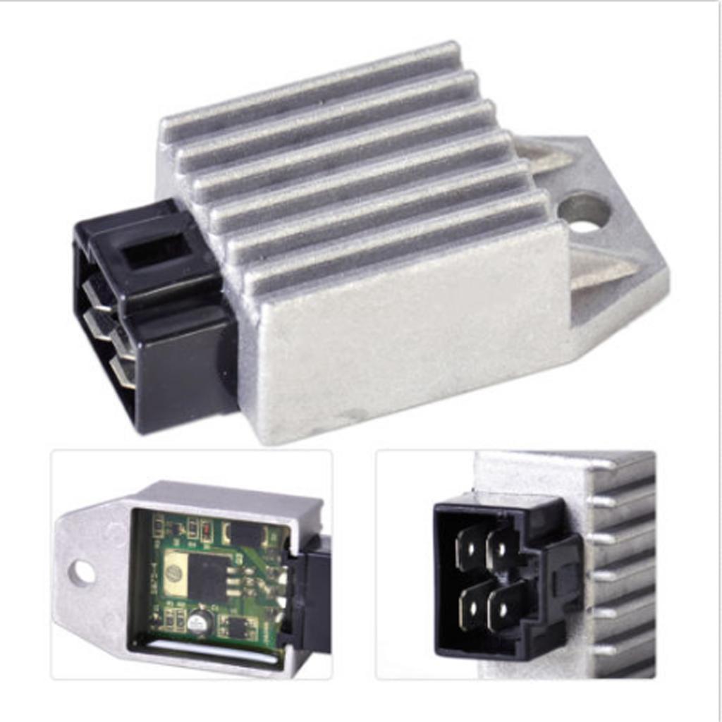 12V 4 Pin Voltage Regulator Rectifier for GY6 50cc-150cc Moped Scooter ATV