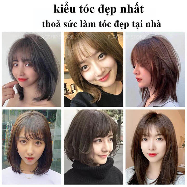 Lược điện chải tóc tạo kiểu đa năng giúp chải thẳng tóc, uốn cụp tóc chuyên nghiệp, duỗi tóc không gây sơ rối với 5 mức nhiệt ổn định