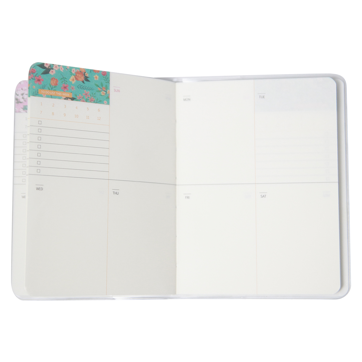 Sổ Tay Weekly Planner Ghi Chú Quản Lí Kế Hoạch Hiệu Quả - Flowery 2