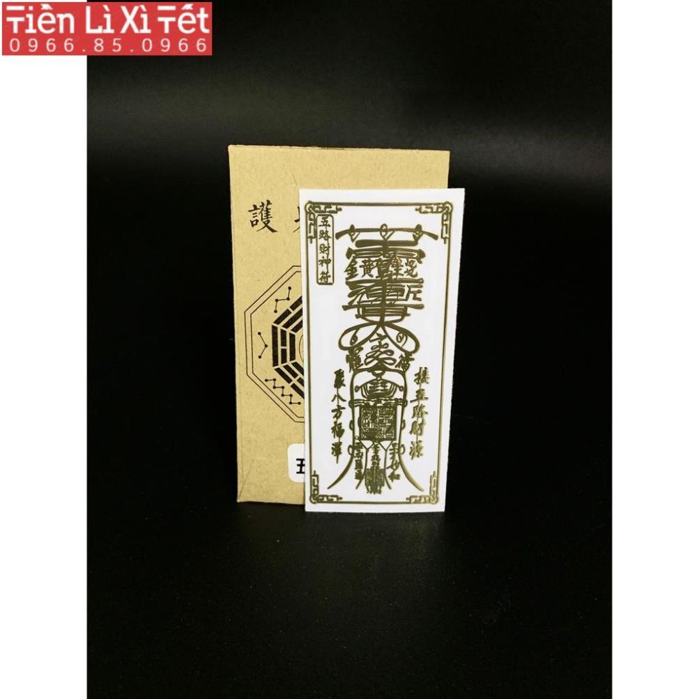 Miếng dán trang trí điện thoại NGŨ LỘ THẦN TÀI