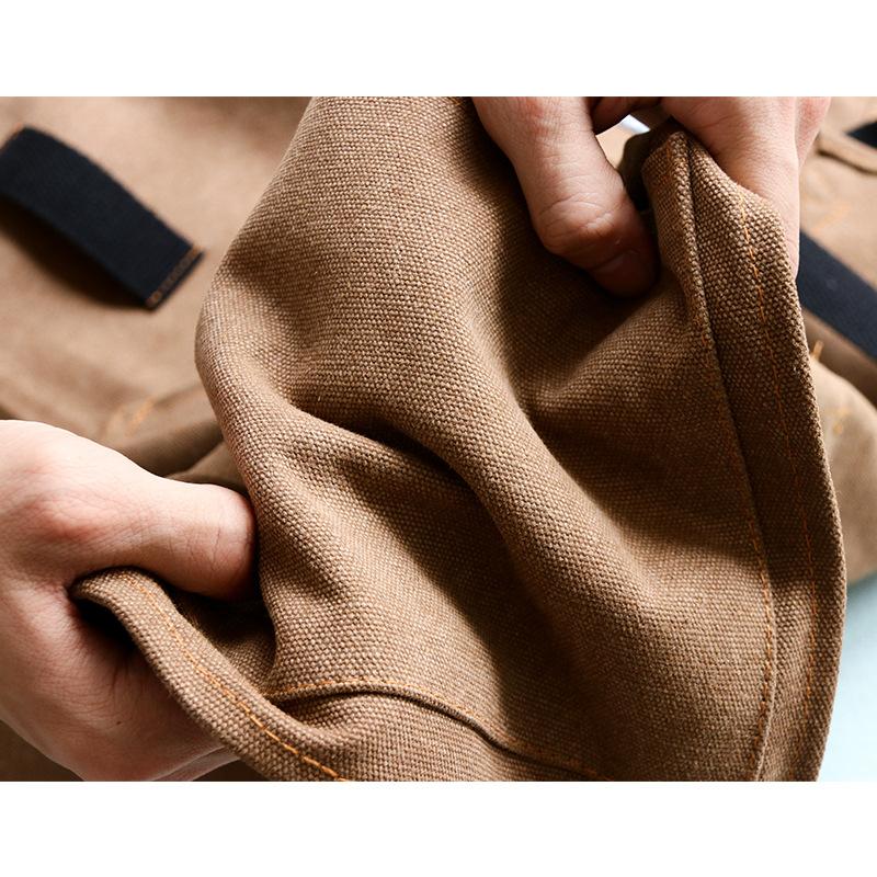 Tạp Dề Làm Việc Bằng Da 6 Túi, Nấu Ăn Đa Năng XXL Cho Nam