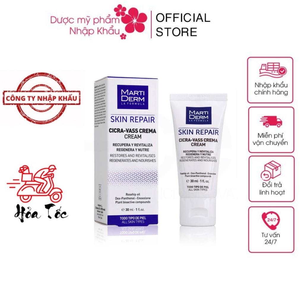 HÀNG NHẬP KHẨU - Kem Dưỡng B5 MartiDerm Skin Repair Cicra Vass Cream Dưỡng Ẩm Tái Tạo Phục Hồi Da Tổn Thương, Nhạy Cảm