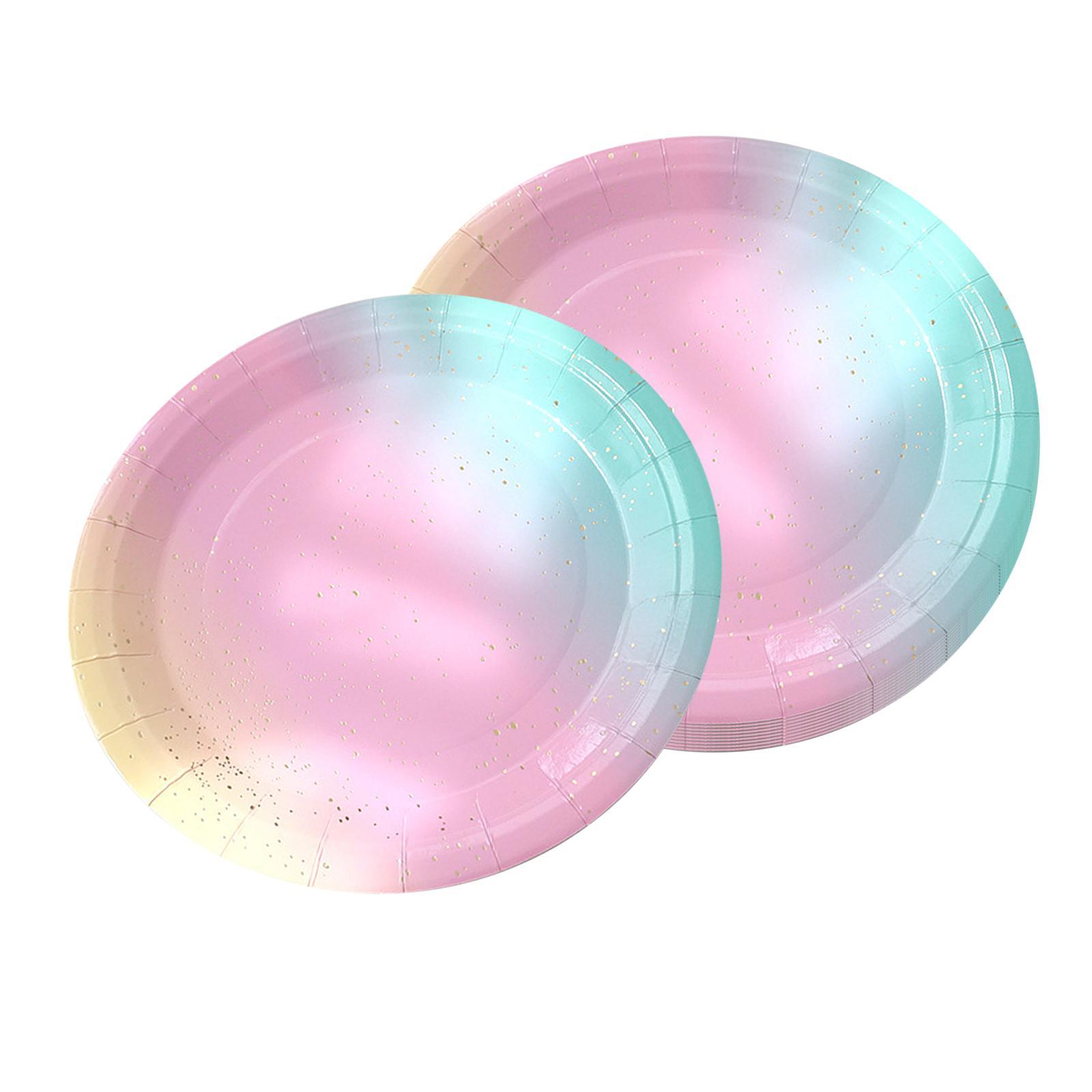 Dinnerware Set Paper Plates Banner Cups Tablecloths for Weddings Birthday