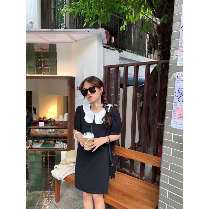 Váy cổ bèo sen 2 lớp