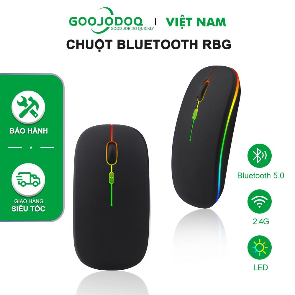 [HÀNG CHÍNH HÃNG GOOJODOQ] M06 - Chuột Bluetooth Sạc Không Dây Siêu Mỏng Nhiều Màu Sắc Đèn Nền