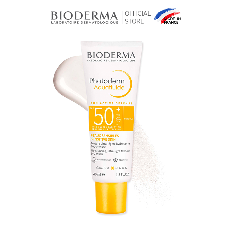 Kem chống nắng giảm bóng nhờn cho mọi loại da Photoderm Aquafluide SPF 50+ - 40ml [Không màu]