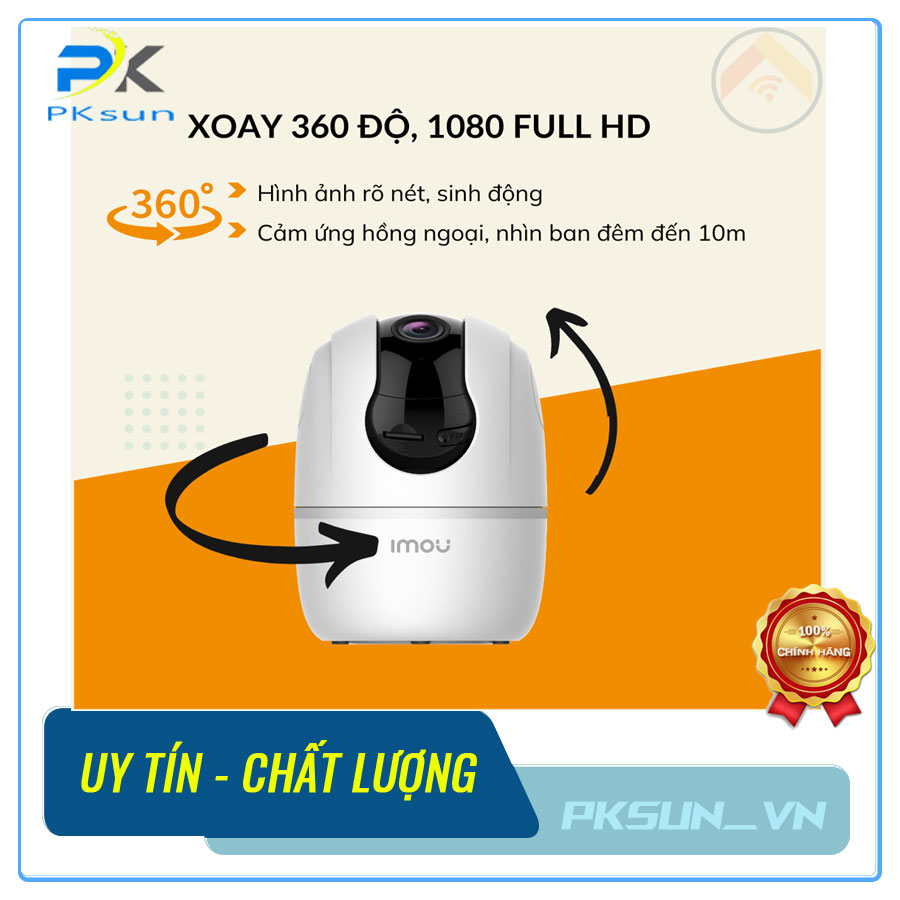 Camera Wifi trong nhà Imou A2 I IPC-A22EP-G-V3 I Phát hiện con người I Đàm thoại