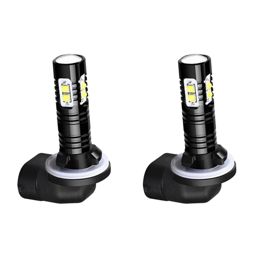 2X 50W 6000K Fog Driving Light Bulbs High Power LED