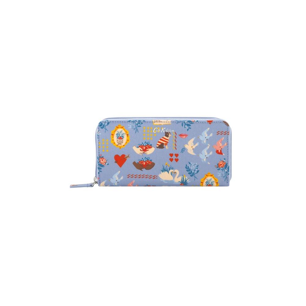 Cath Kidston - Ví cầm tay Continental Zip Wallet Dreamer Multi - 1021066 - Blue