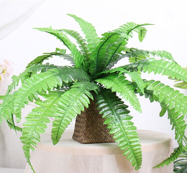 Cây giả trang trí nhiều loại - Cụm cây giả cắm tường - Cây giả, hoa lụa trang trí nhà cửa