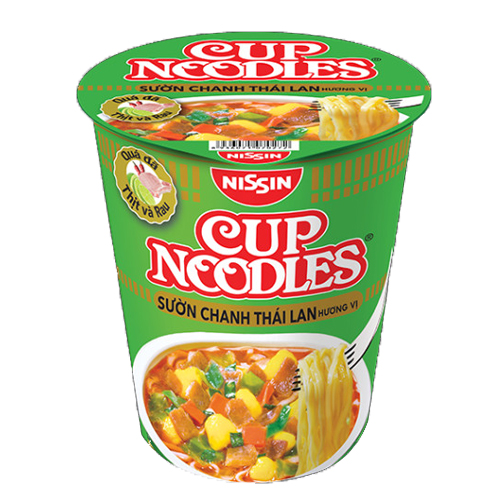 Mì sườn chanh Thái Lan Nissin Cup Noodles