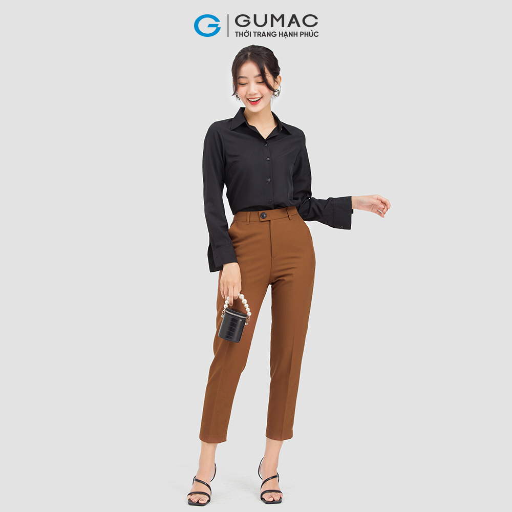 Áo sơ mi nữ GUMAC AC06009 cơ bản