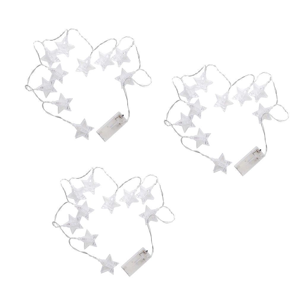 BZ756 10 LED Battery Star Photo Clips for Decorative Lamp Strings
