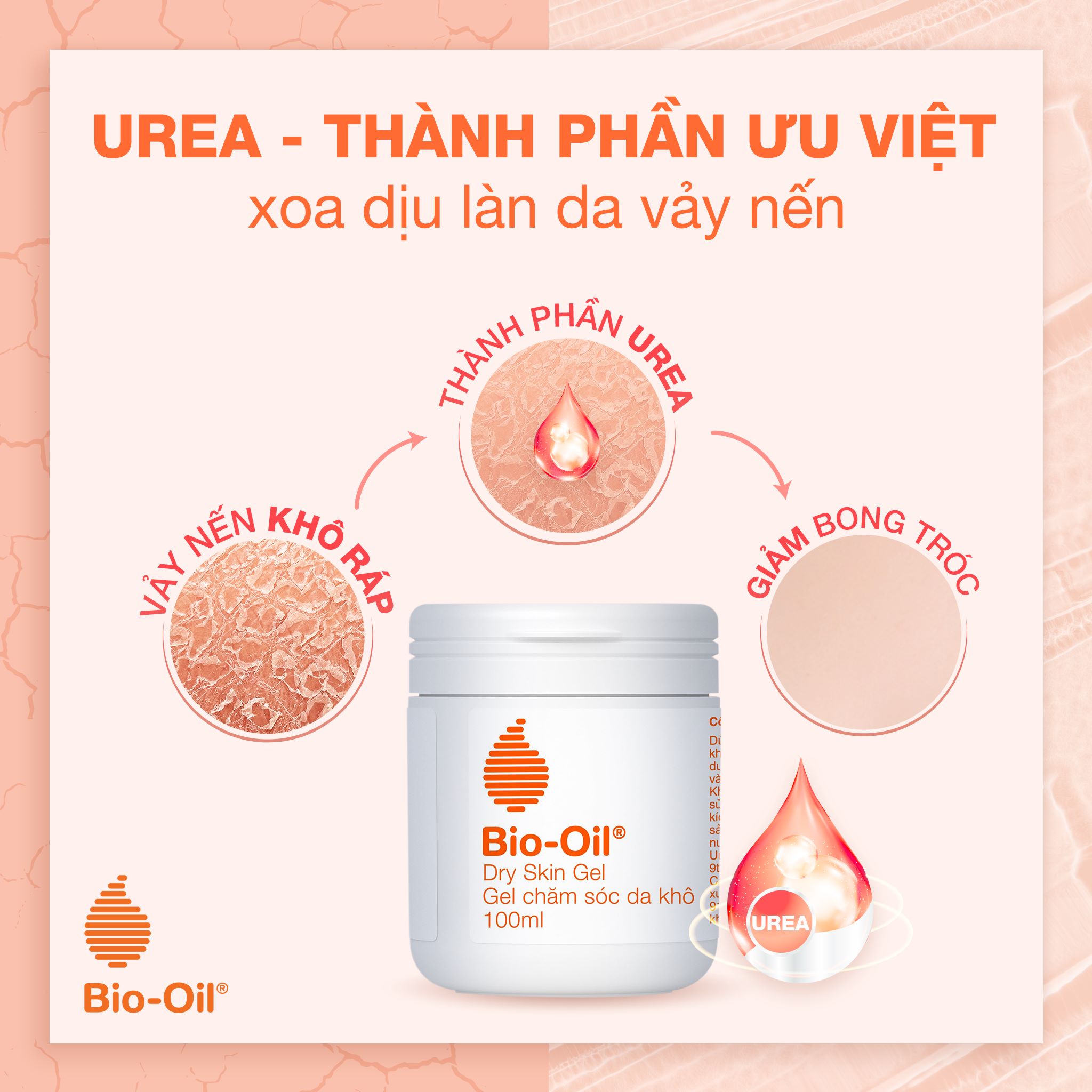 [CHÍNH HÃNG] - BIO-OIL DRY SKIN GEL 100ML (Hũ/100ml) - Gel Chăm Sóc Dưỡng Ẩm Chuyên Biệt Cho Da Khô