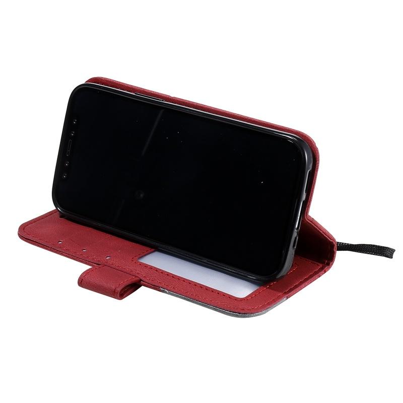 Bao da điện thoại PU nắp gập có khe cắm thẻ cho iPhone XS Max XS XR 6 7 8 Plus