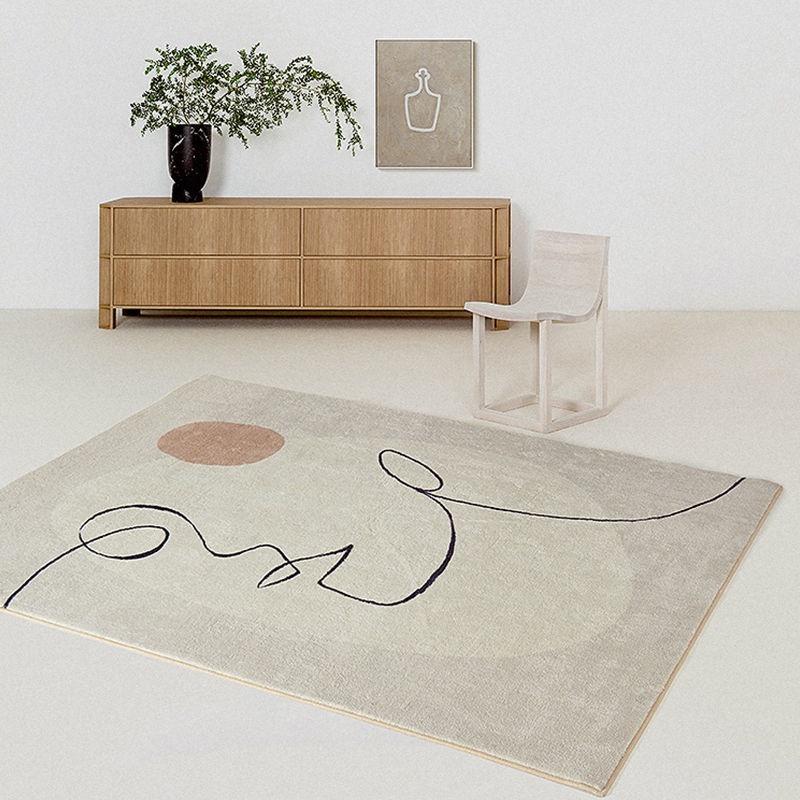 Thảm Lót Sàn Họa Tiết Trừu Tượng Đơn Giản Hiện Đại