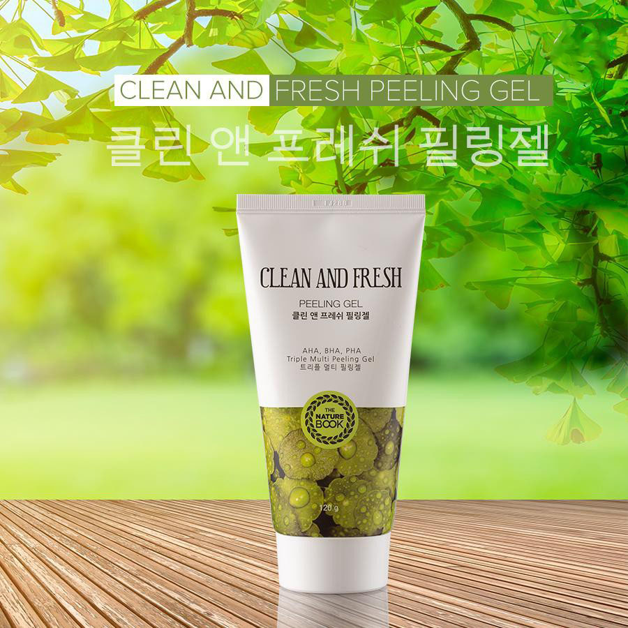 Tẩy Da Chết Dưỡng Ẩm Clean And Fresh Peeling Gel The Nature Book