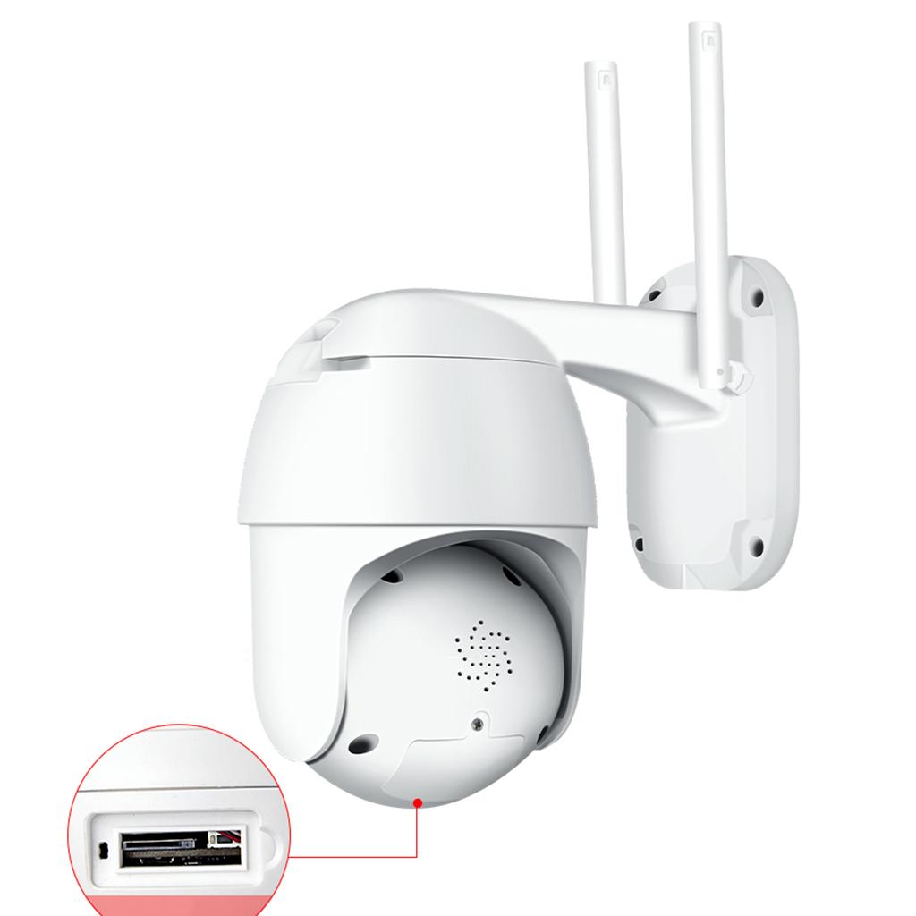 CP08-10 HD 1080P WiFi P2P PTZ IP CCTV Security Outdoor Dome Pan Tilt Surveillance Camera Cruise Video Two Way Audio Motion Detection Motion Alarm