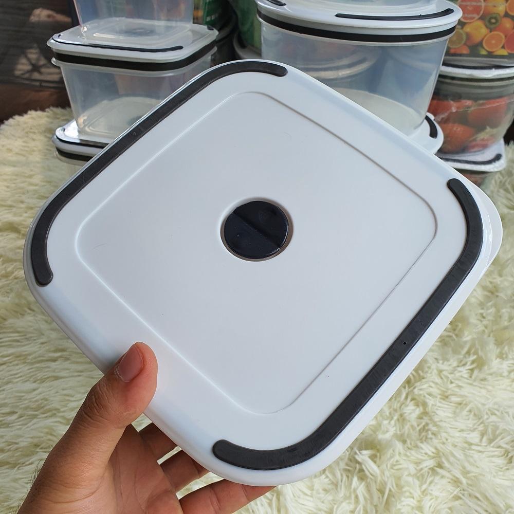 Combo 10 HỘP ĐỰNG THỰC PHẨM 5 VUÔNG 5 VUÔNG NHIỀU KÍCH CỠ SIÊU TIỆN DỤNG Trữ đông thức ăn - Sử dụng lò vi sóng