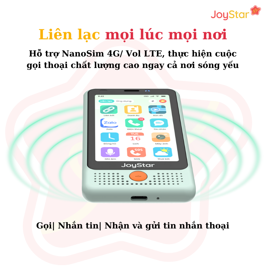 Điện Thoại Thông Minh Học Sinh Joystar S10| Hàng chính hãng | Thông Minh Hơn Cả Smartphone, An Toàn Hơn Đồng Hồ Định Vị |