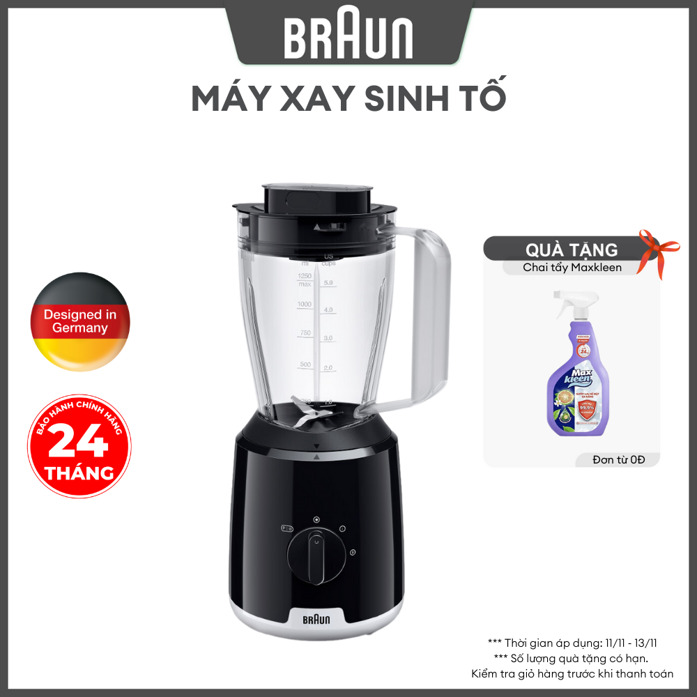Máy xay sinh tố Braun JB1000BK-Hàng chính hãng