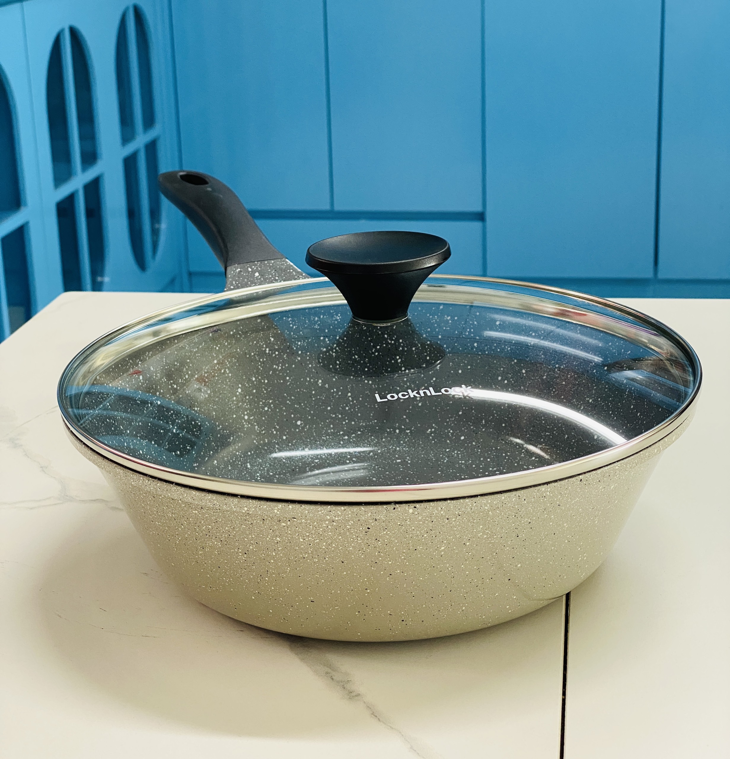 Chảo Sâu Lòng Đáy Phẳng Đá Stone 7 Lớp Cao Cấp 30cm LCA6305D