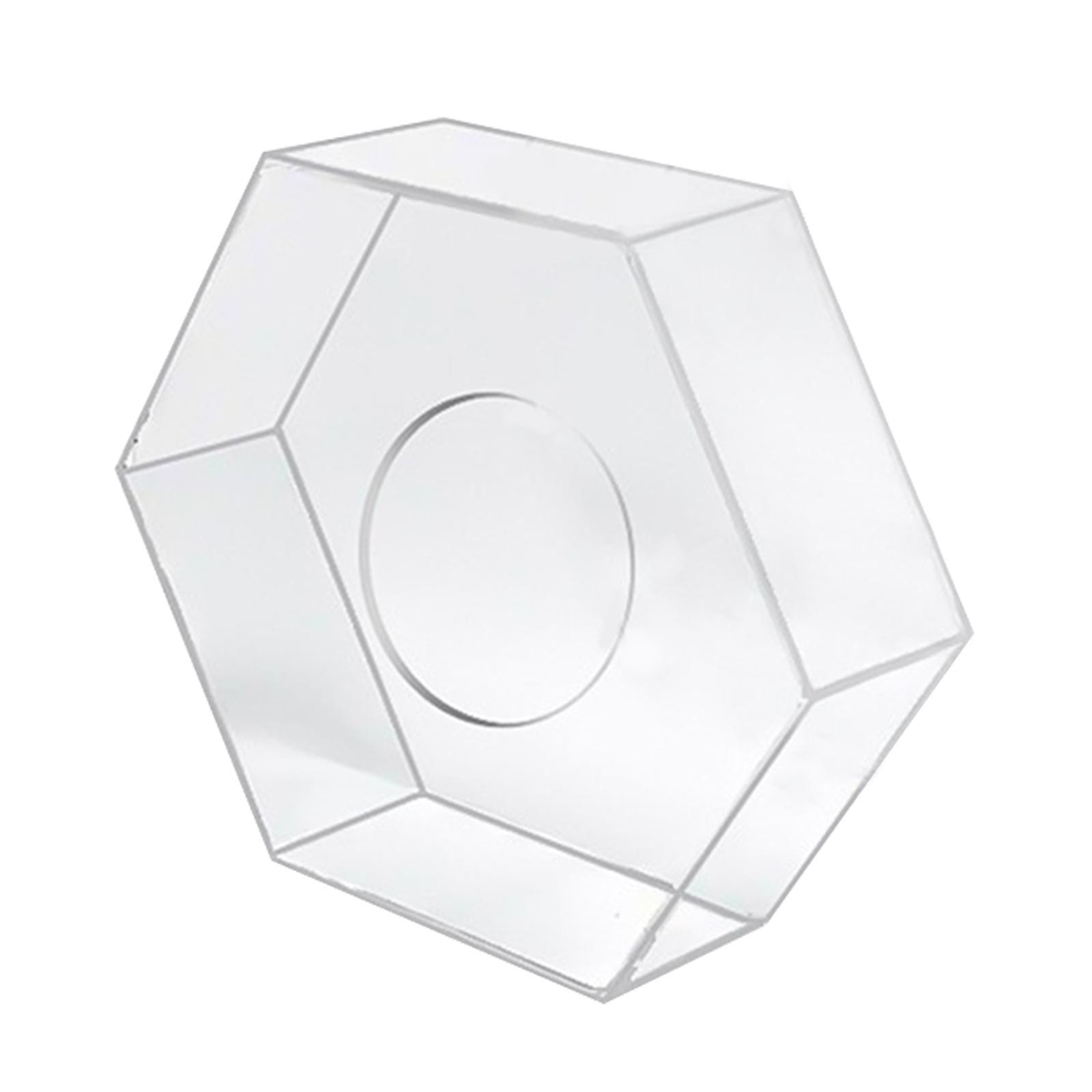 Clear Acrylic Cake Stand Hexagon Cake Tier for Wedding Display Food Birthday