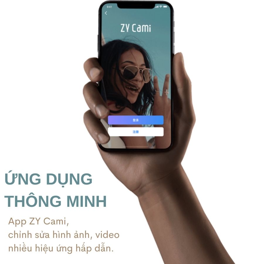 Gimbal chống rung Zhiyun Smooth X - Tay cầm chống rung điện thoại 2 trục, có khả năng kéo dài thành gậy selfie tối đa 25cm - Hàng chính hãng