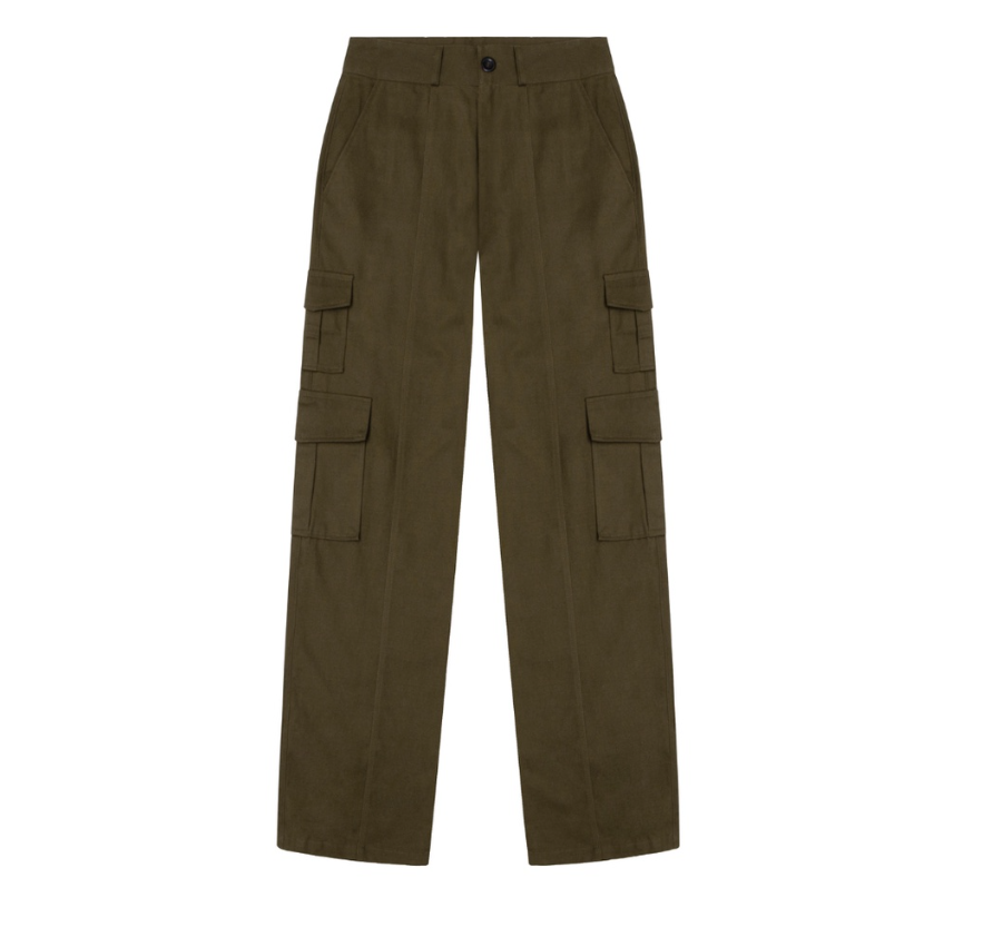 SWE - Quần Jean Nam Nữ CARGO PANTS - DARK OLIVE Phom Vừa Vặn, Thời Trang, Trẻ Trung