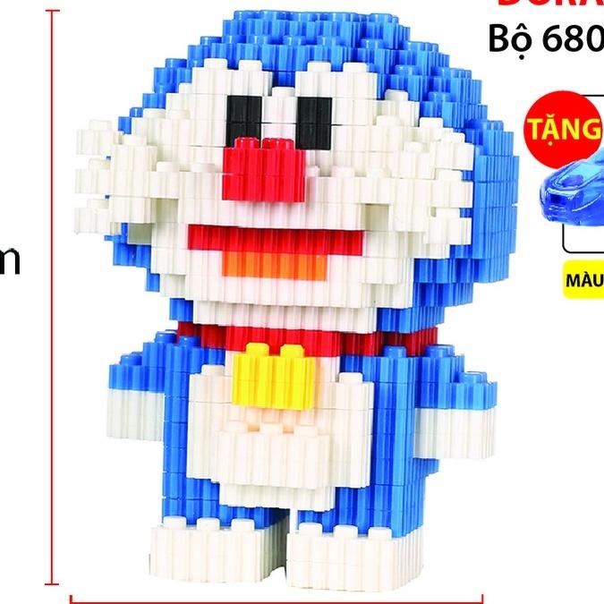Đồ chơi Doremon, xếp hình cho bé, ghép hình 3d trọn bộ nhân vật truyện doremon