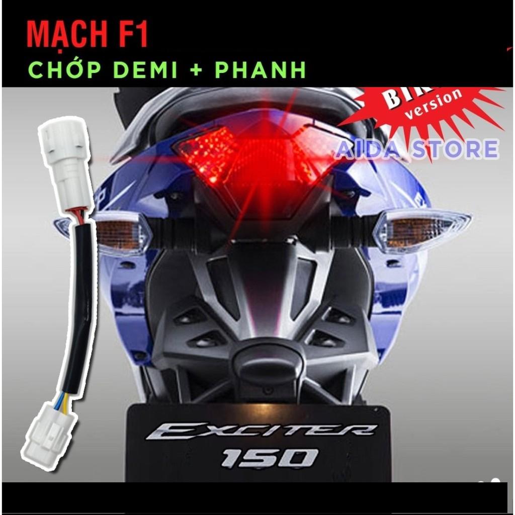 Mạch Stop chớp nháy F1 đèn hậu Ex 150, 155,  Winner x mẫu mới sẵn giắc cắm không cần chế